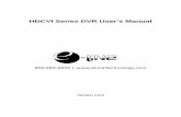HDCVI Series DVR User’s Manual - Amazon Web Servicesassets-production-webvanta-com.s3-us-west-2.amazonaws.com/0000… · ‐ 1 ‐ Welcome Thank you for purchasing your HDCVI DVR