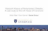 Network Analysis of Parliamentary Debates A case study …frans/PostScriptFiles/eusn2014slides.pdf · Network Analysis of Parliamentary Debates A case study on the UK House of Commons