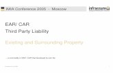EAR/ CAR Third Party Liability Existing and Surrounding ... · PDF fileThird Party Liability Existing and Surrounding Property ... when contractors accepted overseas contracts, ...