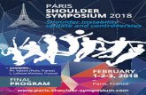 PARIS SHOULDER SYMPOSIUM 2018paris-shoulder-symposium.com/upload/programme/programme.pdf · update and controversies PARIS SHOULDER SYMPOSIUM 2018 FEBRUARY 1-2-3, 2018 _ Paris, France