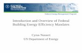 Introduction and Overview of Federal Building Energy Efficiency Mandates · PDF file · 2016-03-17Introduction and Overview of Federal Building Energy Efficiency Mandates ... •