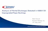 Analysis of Partial Discharges Detected in 420kV Oil ... 9.2 - M Tostrud.pdf · Analysis of Partial Discharges Detected in 420kV Oil Impregnated Paper Bushings ... Duval Triangle