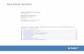 EMC SMI-S Provider Release Notes - EMC Community · PDF fileThese release notes contain supplemental information about EMC SMI-S Provider release ... on Symmetrix VMAX ... management