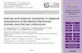 Internal and external variability in regional simulationsdigital.csic.es/bitstream/10261/62232/1/CPD_2011_7_2579.pdf · Internal and external variability in regional simulations ...