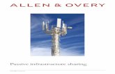 Passive infrastructure sharing - Allen & Overy Infrastructure... · Why sharing? Passive infrastructure sharing started with mobile phone towers. Mobile network operators allowed
