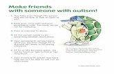 Make friends with someone with autism! - sarahstup.comsarahstup.com/wp/wp-content/uploads/2016/08/7_Ways.pdf · Make friends with someone with autism! 1. Say hello even though the