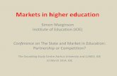 Markets in higher education - s3-eu-west-1.amazonaws.com fileGross Tertiary Enrolment Ratio 1995/2011 World regions, ... Shanghai ARWU top 500 universities Chinese systems, 2005 &