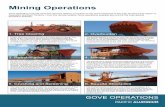 Mining Operations - Pacific Aluminium Gove... · Gove Operations uses the Bayer alumina production process developed by Austrian chemist Karl Joseph Bayer in 1888. The main stages