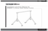 SPANCO A Series Steel Gantry Crane Manual - Cisco · PDF fileinterpretation of applicable CMAA 74, ANSI B30.17, AISC ASD 9th Edition, and AWS D1.1. This equipment is designed and manufactured