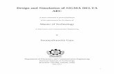 Design and Simulation of SIGMA DELTA ADC - ethesisethesis.nitrkl.ac.in/4802/1/211EC2080.pdf · ii Design and Simulation of SIGMA DELTA ADC A Technical Report submitted in partial