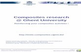 Composites research @ Ghent University - Composite ... · PDF fileComposites research @ Ghent University ... research for more than 25 years on the mechanics of composite materials.