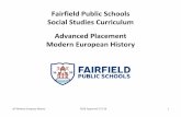 Fairfield Public Schools Social Studies Curriculum ...cdn.fairfieldschools.org/curriculum/.../AP_Modern_European_History.pdf · Social Studies Curriculum Advanced Placement Modern