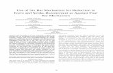 Use of Six Bar Mechanism for Reduction in Force and Stroke Requirement as Against Four ... · PDF file · 2014-03-25Force and Stroke Requirement as Against Four ... existing four