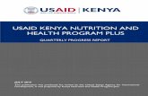USAID KENYA NUTRITION AND HEALTH …pdf.usaid.gov/pdf_docs/PA00MN97.pdfUSAID KENYA NUTRITION AND HEALTH PROGRAM plus FY 2016 Q3 PROGRESS REPORT APRIL 1–JUNE 30, 2016 Award No: AID-615-H-15-00001