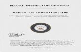 NAVAL INSPECTOR GENERAL REPORT OF INVESTIGATION … 201203874 Senior Official... · NAVAL INSPECTOR GENERAL REPORT OF INVESTIGATION ... Violation of Gift Rules ... NAVAL POSTGRADUATE