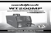 WT200MP - Euroquip Manual.pdf · • MIG 60% duty cycle @160A, ARC 60% duty cycle ... • Exceptional results on gasless welding! Cutting edge IGBT Inverter Technology with ... WT200MP