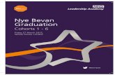 Nye Bevan Graduation Programme - EoE Leadership Bevan... · Bevangrad Schedule of the day 3.00 - 4.00 Arrival with refreshments 4.00 - 6.30 Graduation ceremony Welcome Address by