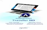 Manuals verplichtingen en adviezen Traveller HD... · Web viewPress the two blue Release buttons located at the outer sides of the roller. The Traveller HD screen will unlock, move