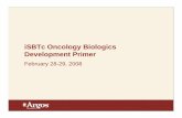 iSBTc Oncology Biologics Development Primersitc.sitcancer.org/.../primer08_oncology/presentations/19_finke.pdf · IVT RNA Synthesize, Amplify, & Purify cDNA ... Toxicology • Autologous
