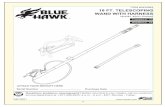 18 FT. TELESCOPING WAND WITH HARNESS - …pdf.lowes.com/useandcareguides/879686003540_use.pdfATTACHYOUR RECEIPT HERE Serial Number Purchase Date ITEM #0434982 MODEL #SGY-PWA65 1 18