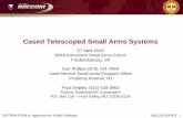 Cased Telescoped Small Arms Systems · PDF fileCased Telescoped Small Arms Systems 27 April 2016 NDIA Armament Small Arms Forum Fredericksburg, VA ... –Textron Systems/AAI Corporation