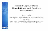 Dust: Fugitive Dust Regulations and Fugitive Dust · PDF fileDust: Fugitive Dust ... the forces of the wind or human activity Fugitive Dust ... Fugitive Dust Regulations and Fugitive