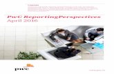 PwC ReportingPerspectives ReportingPerspectives April 2016 Contents A fresh look at Ind AS 108, ‘Operating segments’ p4/Changes to the code: The Companies (Amendment) Bill, 2016