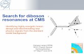 Search for diboson resonances at CMS - DESYphysikseminar.desy.de/sites2009/site_physikseminar/content/e212/e... · Search for diboson resonances at CMS identifying highly energetic