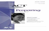 11317 AAP Prep for ACT - eKnowledge Preparing for the ACT This booklet is provided free of charge. What’s Inside: Full-Length Practice Tests, including Writing Information about