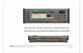 KETRON SD40 MUSIC ARRANGER MODULE & … SD40 TUTORIAL - FINAL.pdfKETRON SD40 MUSIC ARRANGER MODULE & MULTIMEDIA PLAYER . KETRON SD40 Manual & Tutorial Page 2 ... 8.G FOOTSWITCH –