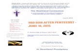 The Heartland Connection -   · Four o'clock in the afternoon United Christian Presbyterian Church 501 North Spartan Drive Richmond, Missouri 64085