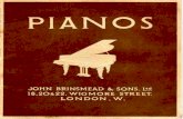 John Brinsmead Piano  · PDF fileOn the inception of the Hire Purchase as an adjunct to business generally the firm at once appreciated ... John Brinsmead Piano Catalog