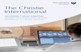 The Christie · PDF fileProton beam therapy service planning and delivery 16 ... Trust as a global leader in cancer care. ... The Christie International offers advice in developing