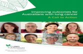 Improving outcomes for Australians with lung cancer · PDF filean effective national screening strategy ... has received travel support from IBA Proton Therapy. ... Improving outcomes