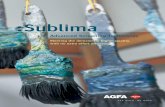 Sublima - Agfa Graphics · PDF fileWith :Sublima, Agfa leverages its extensive ... Palladio and 340 lpi (140 l/cm) with :Galileo (green or violet), :Xcalibur 45 Elite and :Xcalibur