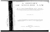 OF ENGLISH LAW - Eben Moglenmoglen.law.columbia.edu/.../RefugeeProperty/Holdsworth.pdf · a . history. of . english law. by . w. s. holdsworth, k.c., d.c.l. vinerian professor of
