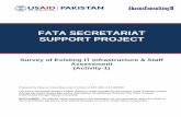 FATA SECRETARIAT SUPPORT PROJECTpdf.usaid.gov/pdf_docs/PA00KHMK.pdfrequirement. Initially following reports have been included: 1. Summary of IT Equipment FATA Secretariat and FATA