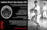 Ueshiro Shorin-Ryu Karate USA SRKUSA Fall 2016 Newsletter'.pdfUeshiro Shorin-Ryu Karate USA 54years strong since 1962 Under the direction of Hanshi Robert Scaglione Founded by Grand