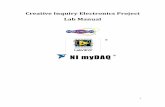 Creative Inquiry Electronics Project Lab Manual Inquiry Electronics Project Lab Manual NI myDAQ ...