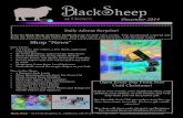 December 2014 - BlackSheep · PDF fileThe free monthly store pattern will also appear there in ... Dream Catcher Scarf, Celtic Cables Hood, ... cut a 10 inch tail and with a darning