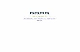 ANNUAL FINANCIAL REPORT 2017 - Boom · PDF file11 Trade and Other Receivables 71 12 ... Boom Logistics Limited Annual Financial Report ... (Civil), MBA, FIE Aust, FAICD, FFin (Non-executive