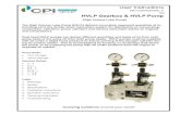 HVLP Gearbox & HVLP Pump - CPI - Compressor Products · PDF file · 2013-04-09HVLP Gearbox & HVLP Pump ... bricating oil to the divider block lubrication system for distribution to