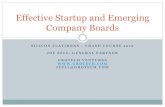 Effective Startup and Emerging Company Boards Startup and Emerging Company Boards . ... MVP Status & Roadmap Lean Startup Validation Board ... Business Model Canvas Review