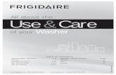 All about the Use & Care - Whitesell Searchmanuals.frigidaire.com/prodinfo_pdf/Webster/137168300een.pdfperiod, before using the washer, turn on all hot water faucets and let the water