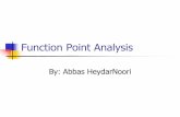 Function Point Analysis - University of Waterlooapidduck/CS846/Seminars/abbas.pdf · Objectives of FPA Function point analysis measures software by quantifying the ... ELF 2 (Average)