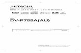 DVD PLAYER INSTRUCTION MANUAL - Hitachi PLAYER INSTRUCTION MANUAL ... Refer all servicing to qualified service per- ... played back on DVD player with the same region code. DVD-Video