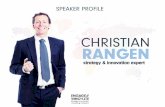 CHRISTIAN RANGENchristianrangen.com/wp-content/uploads/2018/02/Christian-Rangen...future business success. // ... Business Model Canvas // strategy tools for disruptive times ... a