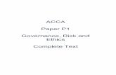 ACCA Paper P1 Governance, Risk and Ethics Complete …kaplan-publishing.kaplan.co.uk/SiteCollectionDocuments/acca-look...Chapter 12 Ethical theories 355 ... duties of directors and