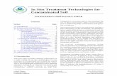In Situ Treatment Technologies for Contaminated Soil · PDF fileIn Situ Treatment Technologies for Contaminated Soil ... EPA project managers on the application of in situ treatment