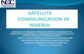 THE ROLE OF NIGERIAN COMMUNICATIONS …nairametrics.com/wp-content/uploads/2013/...NIGERIA-NCC-Presentat… · the role of nigerian communications commission in frequency management,